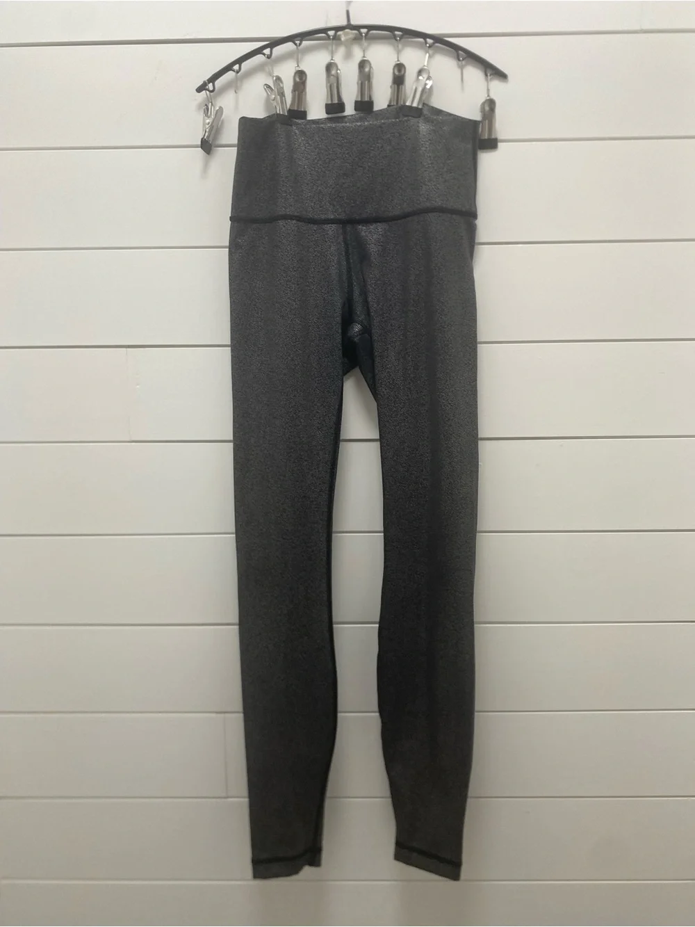 lululemon athletica Metallic Charcoal High-Rise Leggings